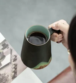 Keramik-Teetassen mit Filter – Einzigartige Teesiebbecher