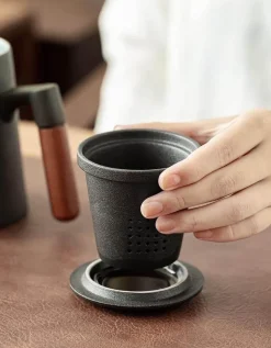 Keramik-Teetassen mit Filter – Einzigartige Teesiebbecher