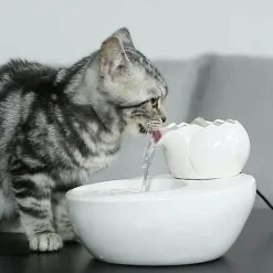 Keramik-Wasserspender für Katzen – Stilvoller Trinknapf für Haustiere