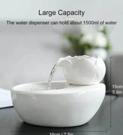 Keramik-Wasserspender für Katzen – Stilvoller Trinknapf für Haustiere