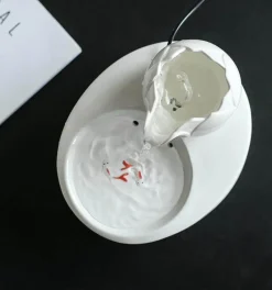 Keramik-Wasserspender für Katzen – Stilvoller Trinknapf für Haustiere