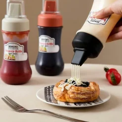 Ketchup-Spenderflasche – Gewürz-Quetschbehälter