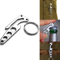 Keychain Wrench Tool - Portable Multifunctional Outdoor Pocket Tool