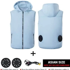 Kühlende Fanjacke – leichte Outdoor-Sommerbekleidung