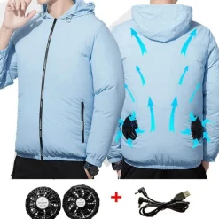 Kühlende Fanjacke – leichte Outdoor-Sommerbekleidung