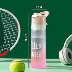 Kühlende Sprühwasserflasche für Outdoor-Wanderungen und Abenteueraktivitäten