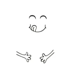 Kühlschrankaufkleber mit Smiley-Gesicht, niedliches Küchendekor