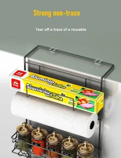 Kühlschrank-Seitenlagerregal - Hängender Organizer für platzsparende Küche