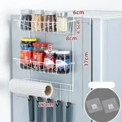 Kühlschrank-Seitenlagerregal - Hängender Organizer für platzsparende Küche