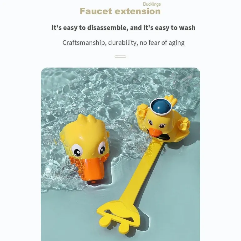 Kids Faucet Extender - Splash Proof Cartoon Design