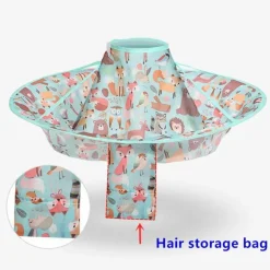 Kids Hair Cutting Cape - Reusable Salon Apron for Children