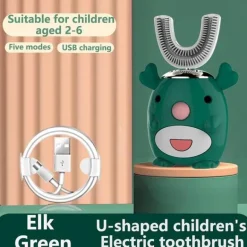 Kids Ultrasonic Toothbrush - Smart Silicone Dental Care for Children