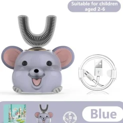 Kids Ultrasonic Toothbrush - Smart Silicone Dental Care for Children
