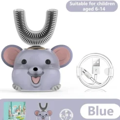 Kids Ultrasonic Toothbrush - Smart Silicone Dental Care for Children