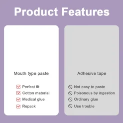 Kieferorthopädische Schlafaufkleber - Korrekturhilfen für Kinderzahnspangen