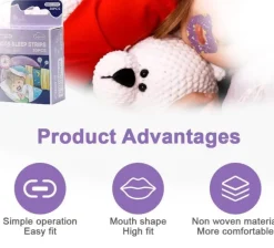 Kieferorthopädische Schlafaufkleber - Korrekturhilfen für Kinderzahnspangen