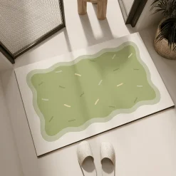 Kieselalgen-Badematte – schnelltrocknende, saugfähige Badezimmermatte