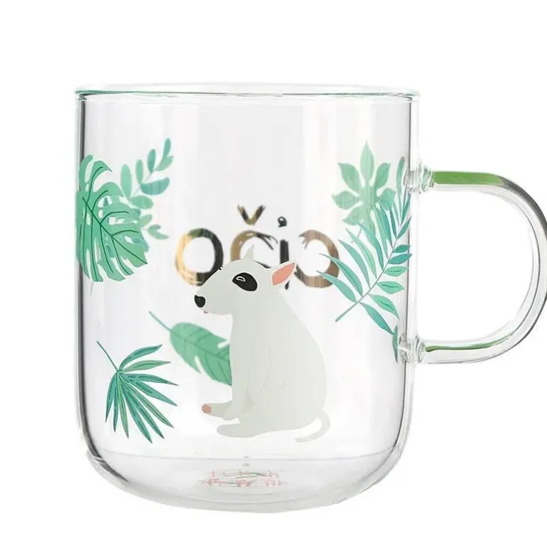 Killerwal-Kaffeetasse – süßer Eisbär, hitzebeständige Glastasse, 350 ml