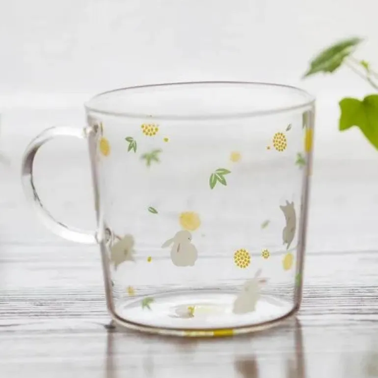 Killerwal-Kaffeetasse – süßer Eisbär, hitzebeständige Glastasse, 350 ml