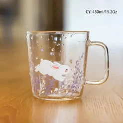Killerwal-Kaffeetasse – süßer Eisbär, hitzebeständige Glastasse, 350 ml