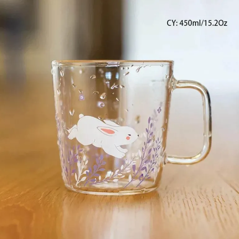 Killerwal-Kaffeetasse – süßer Eisbär, hitzebeständige Glastasse, 350 ml