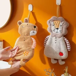 Kinderhandtuch aus Korallensamt – weiches, hautfreundliches Handtuch für Küche und Bad