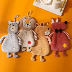 Kinderhandtuch aus Korallensamt – weiches, hautfreundliches Handtuch für Küche und Bad