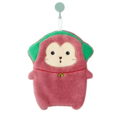 Kinder-Handtuch mit Cartoon-Tiermotiv, dickes, doppellagiges Handtuch für zu Hause