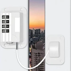 Kindersicherheitsschrankschloss - Kindersicheres, selbstklebendes Fensterschloss