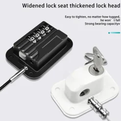 Kindersicherheitsschrankschloss - Kindersicheres, selbstklebendes Fensterschloss