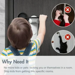 Kindersicherheits-Türschloss - Kindersicheres Griff-Sicherheitsschloss