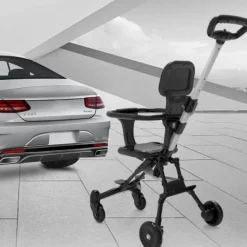 Kinderwagen mit hoher Landschaft – mit einem Klick zusammenklappbar