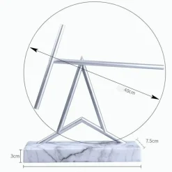 Kinetische magnetische Pendel Schreibtisch Dekor - Infinite Loop Art