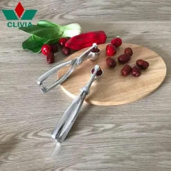 Kirschentkerner - Vielseitiges Küchenwerkzeug aus Aluminium für müheloses Entkernen