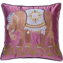 Kissenbezüge mit Elefantenstickerei – Dekorative Sofakissen für das Wohnzimmer