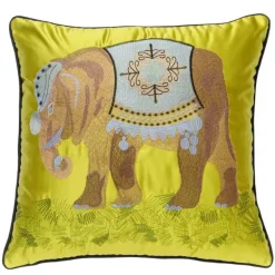 Kissenbezüge mit Elefantenstickerei – Dekorative Sofakissen für das Wohnzimmer