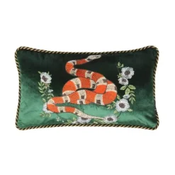 Kissenbezüge mit Katzenstickerei aus Samt und Quasten – gemütliche Kissenbezüge