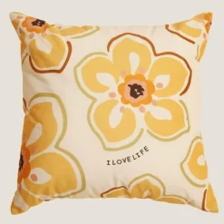 Kissenbezug mit Blumenmuster - Dekorativer Kissenbezug