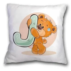 Kissenbezug mit Cartoon-Bär – entzückender Tier-Kissenbezug für Kinderzimmer-Dekoration