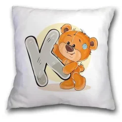 Kissenbezug mit Cartoon-Bär – entzückender Tier-Kissenbezug für Kinderzimmer-Dekoration