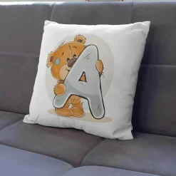 Kissenbezug mit Cartoon-Bär – entzückender Tier-Kissenbezug für Kinderzimmer-Dekoration