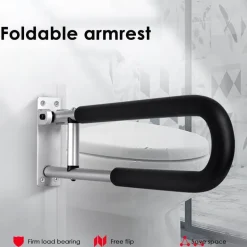 Klappbare Badezimmer-Armlehne - Stützsitz für ältere Menschen