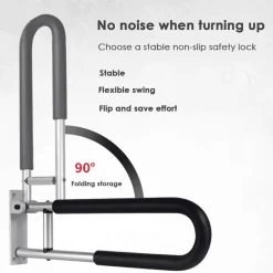 Klappbare Badezimmer-Armlehne - Stützsitz für ältere Menschen