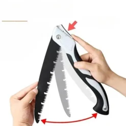 Klappbare Campingsäge – Outdoor-Werkzeug aus japanischem Manganstahl