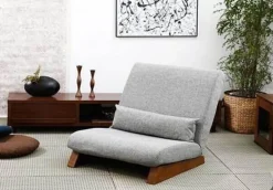 Klappbarer japanischer Bodensofa-Sessel – stilvolle Einzelsitzgelegenheit