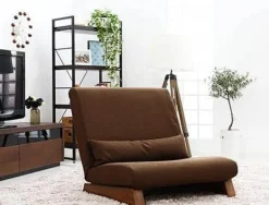 Klappbarer japanischer Bodensofa-Sessel – stilvolle Einzelsitzgelegenheit