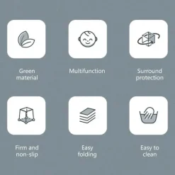 Klappbarer, rutschfester Babybadestuhl – unverzichtbarer Badesitz