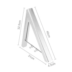 Klappbarer Wandkleiderständer – Platzsparender Wäsche-Organizer