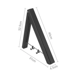 Klappbarer Wandkleiderständer – Platzsparender Wäsche-Organizer