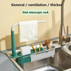 Klappbares Abtropfgestell für die Küchenspüle – platzsparender 2-in-1-Organizer